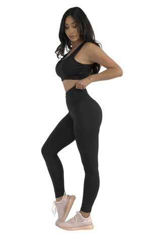 Womens Black Sports Leggings Yoga Pants