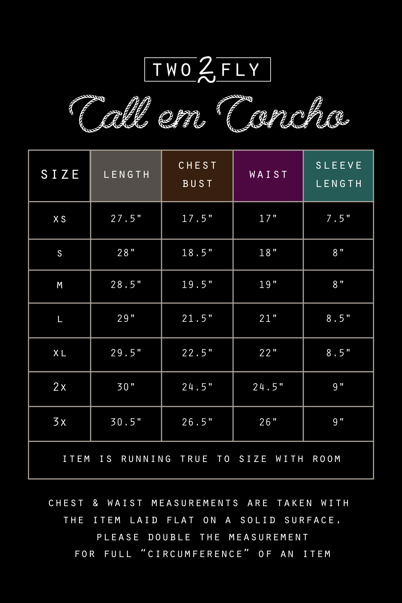 CALL EM CONCHO [NO PLUS]: M