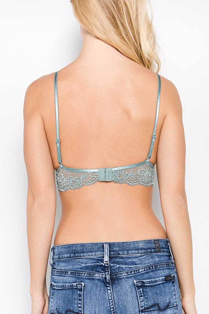 Lace Bralette: 3-3 (S/M-M/L) / BLACK