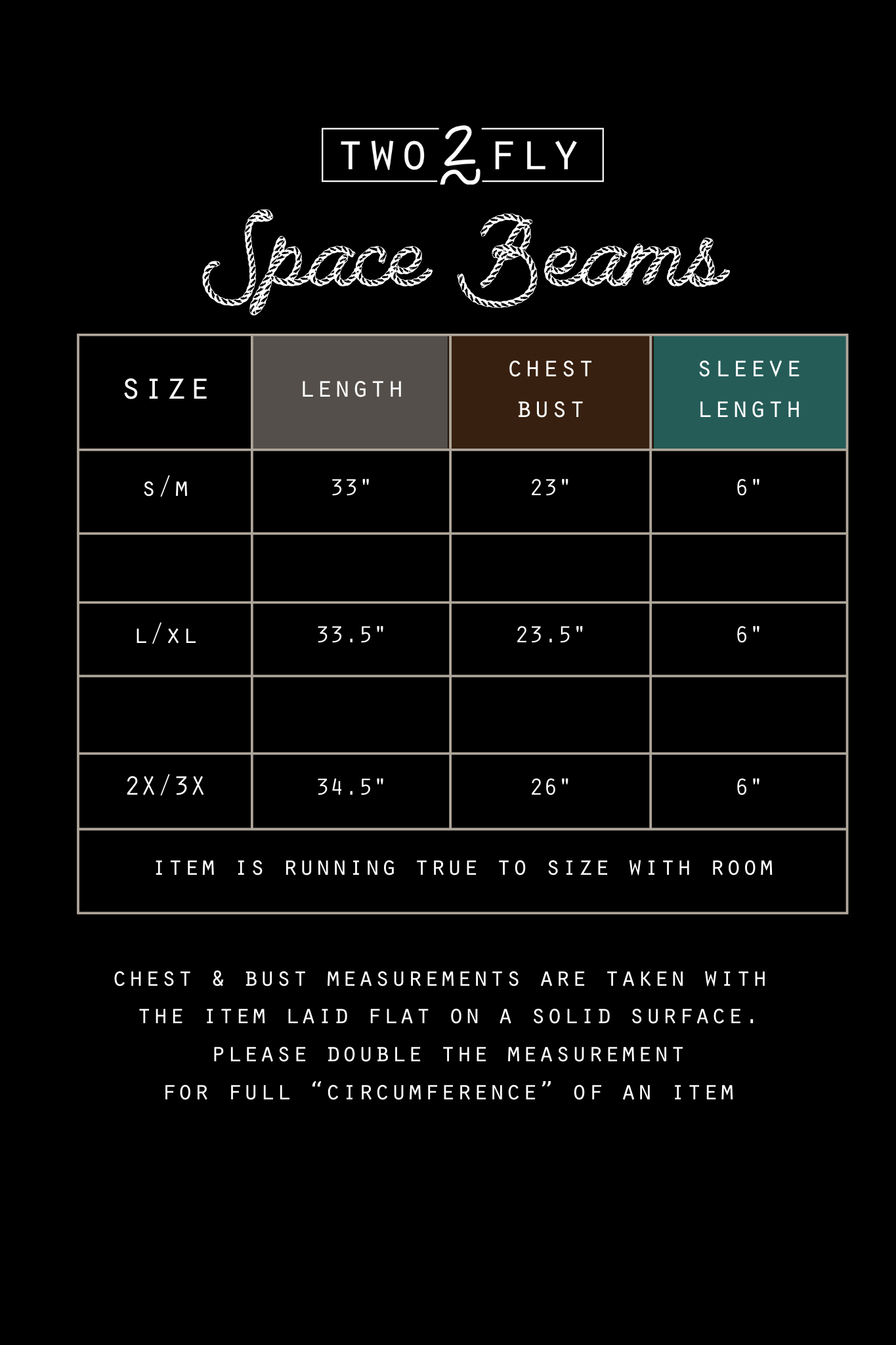 SPACE BEAMS: L/XL