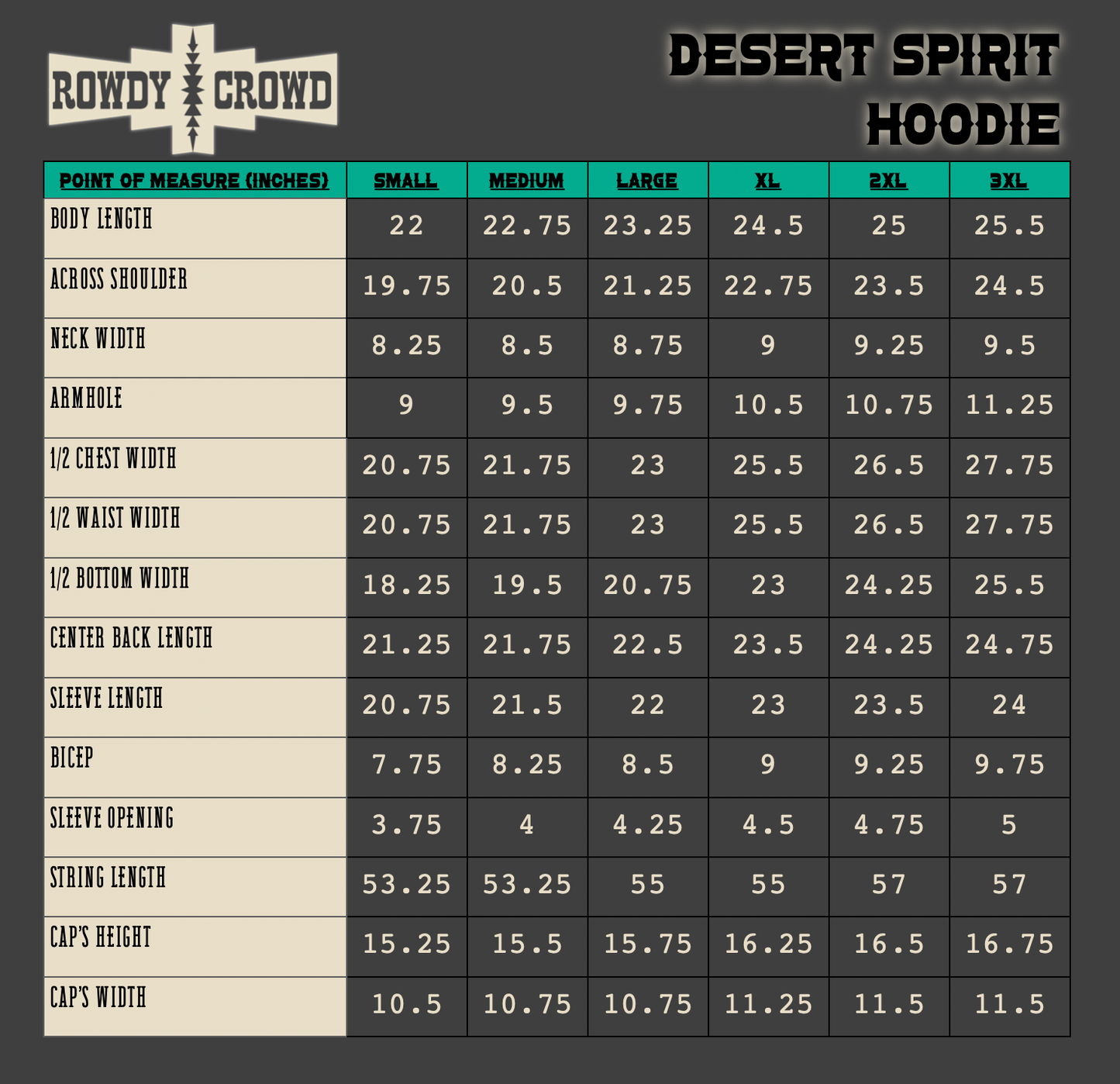 Desert Spirit Hoodie: Medium