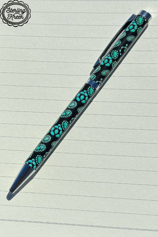 FOREVER IN TURQUOISE PEN