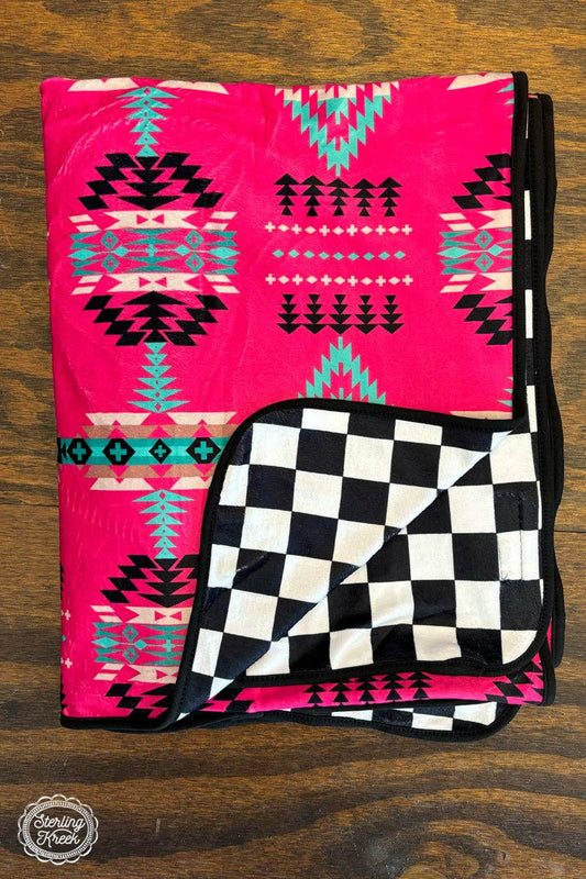 Checked In Cheyenne Blanket