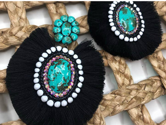 Marle concho earrings