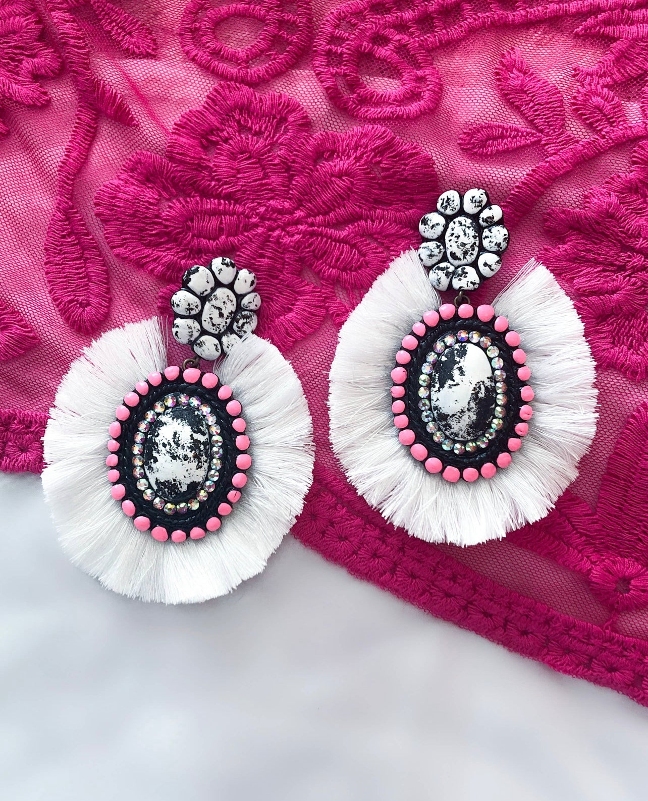 Marle concho earrings