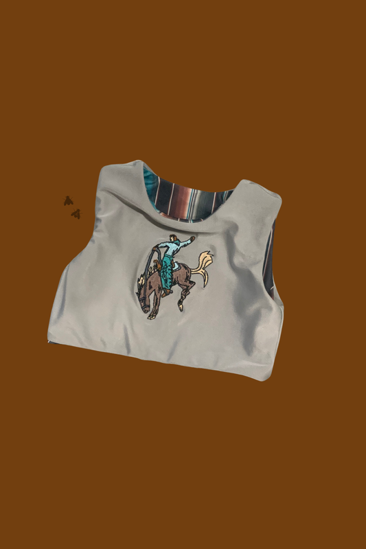 Beach buck lil kids top